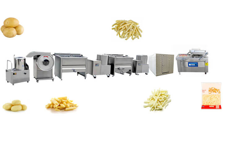 small-frozen-french-fries-making-line